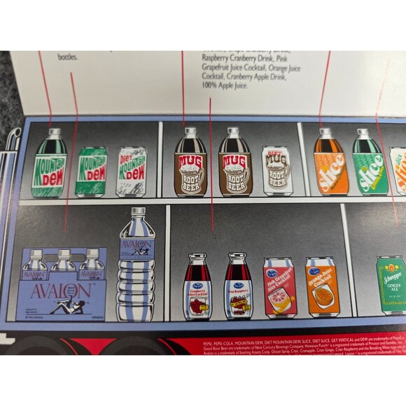 Pepsi Truck-Shaped Advertising Brochure with Beverage Lineup Display - Picture 3 of 9